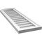 Ekena Millwork Arch Top Surface Mount PVC Gable Vent: Functional, w/ 2"W x 1-1/2"P Brickmould Frame, 12"W x 38"H GVPAR12X3802SF - alternate 2